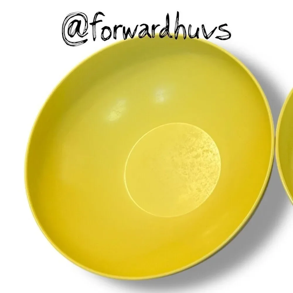Stetson Melmac Dinnerware Chicago, ILL Yellow Bowl Set